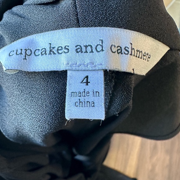 cupcakes and cashmere Black jumpsuit. Wide leg, wrap top. Great for any event! - Picture 6 of 7